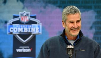 Colts head coach Frank Reich meets the media at the 2020 Combine.