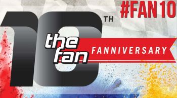 1070 The Fan's 10th "FANniversary" logo