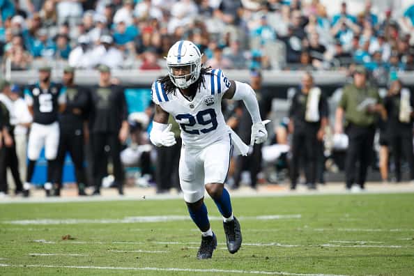 Colts safety Malik Hooker in action during the game against the Jacksonville Jaguars at TIAA Bank Field.