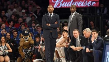 Head coach Lavall Jordan of the Butler Bulldogs looks on during the Big East Men's Basketball Tournament first round game agains