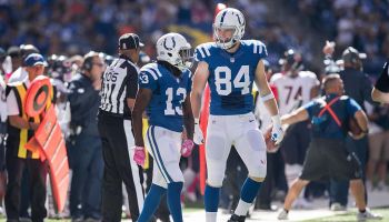Colts wide receiver T.Y. Hilton and tight end Jack Doyle