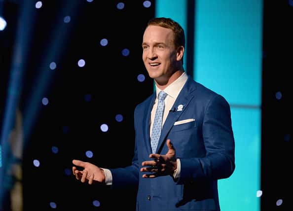 Host Peyton Manning speaks onstage at The 2017 ESPYS at Microsoft Theater on July 12, 2017 in Los Angeles, California.
