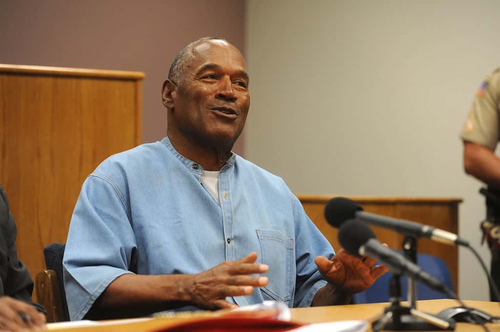 O.J. Simpson attends a parole hearing at Lovelock Correctional Center July 20, 2017.