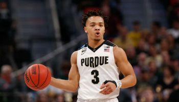 Purdue guard Carsen Edwards in the 2018 NCAA tournament