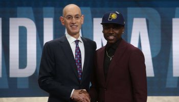 The Pacers select Aaron Holiday at #23