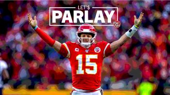 Let's Parlay, The Fan, Patrick Mahomes raising hands to signal a touchdown