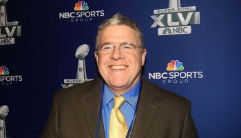 NBC Sports Analyst and Writer Peter King looks on during the Super Bowl XLVI