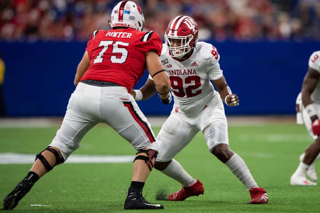 Danny Pinter blocks IU defender