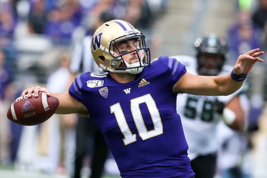 Colts Round 4, Pick 122 Recap Washington Quarterback Jacob Eason 93.5 / 107.5 The Fan