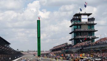Indianapolis motor speedway front stretch