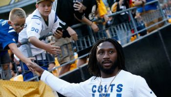 Malik Hooker gives young Colts fan a high five