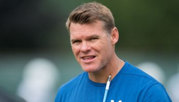 Colts GM-Chris Ballard looks on from the sideline.