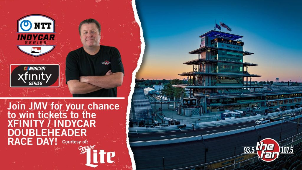 Join JMV to win tickets to the indycar and nascar doubleheader