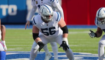 Colts line up at Quenton Nelson at left guard.