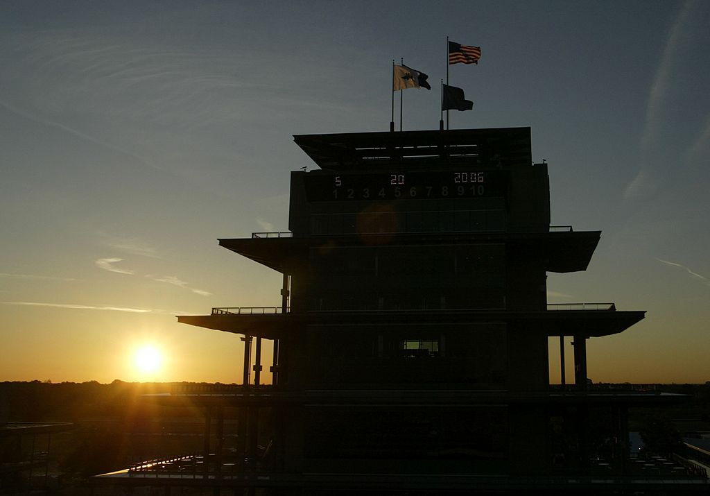 The Indianapolis Motor Speedway Pagoda at Dawn