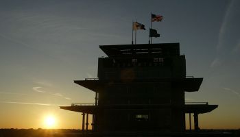 The Indianapolis Motor Speedway Pagoda at Dawn