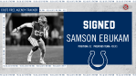 Samson Ebukam defensive end from the 49ers signs with the Colts