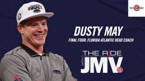 Final Four Florida Atlantic Head Coach Dusty May Joins The Ride With JMV