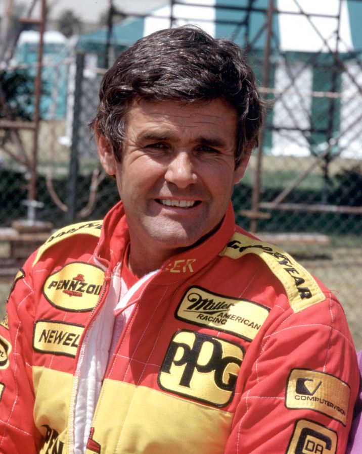 Racer Al Unser Sr. at Long Beach Grand Prix Race 1985