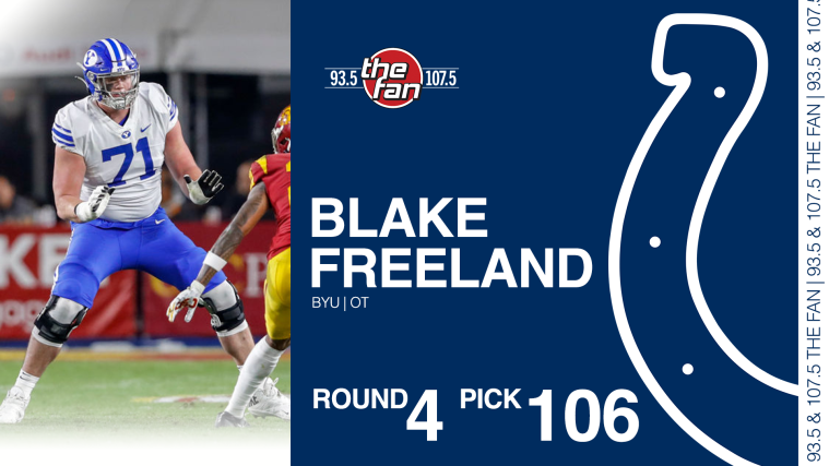 Blake Freeland, Round 4 - Pick 106