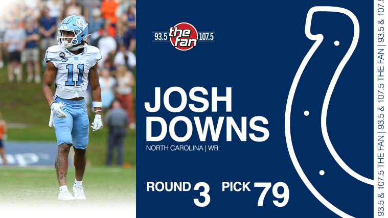 Josh Downs, Round 3 - Pick 79