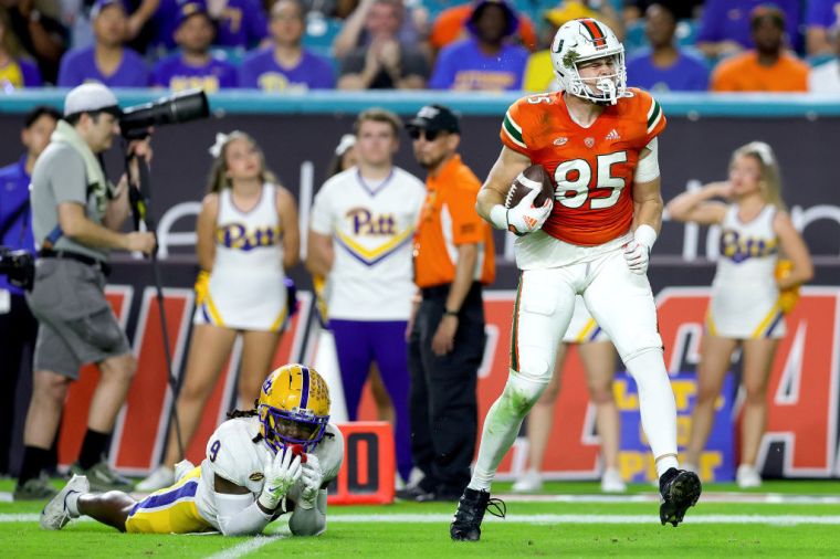 Round 5, Pick 162: Miami Tight End Will Mallory (6-4, 239)