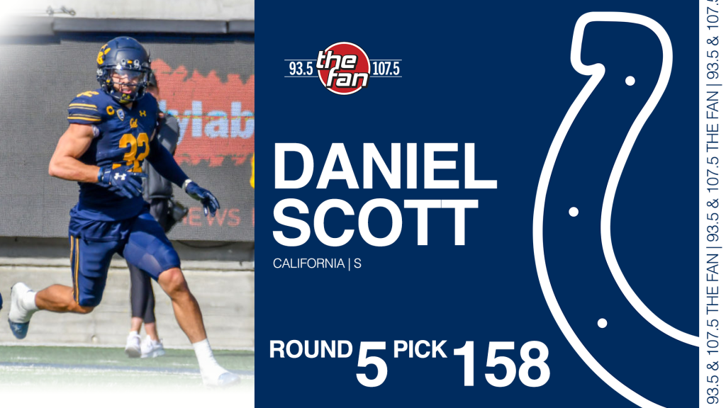 Colts Pick California Safety Daniel Scott