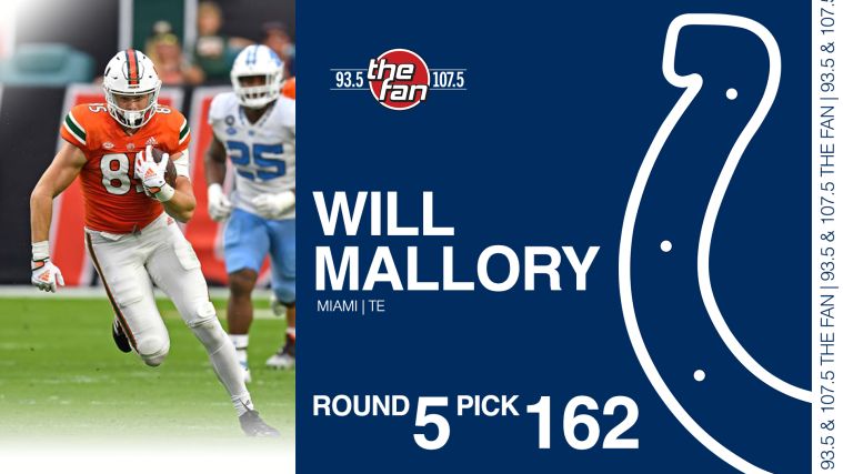 Will Mallory, Round 5 - Pick 162