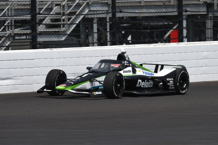 Takuma Sato (#11 Chip Ganassi Racing) Dallara IR12 Honda