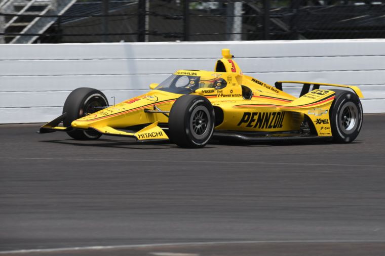 Scott McLaughlin (#3 Team Penske) Dallara IR12 Chevrolet