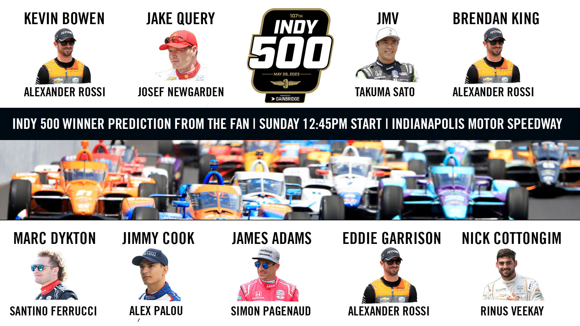 2023 Indy 500 Winner Predictions From The Fan
