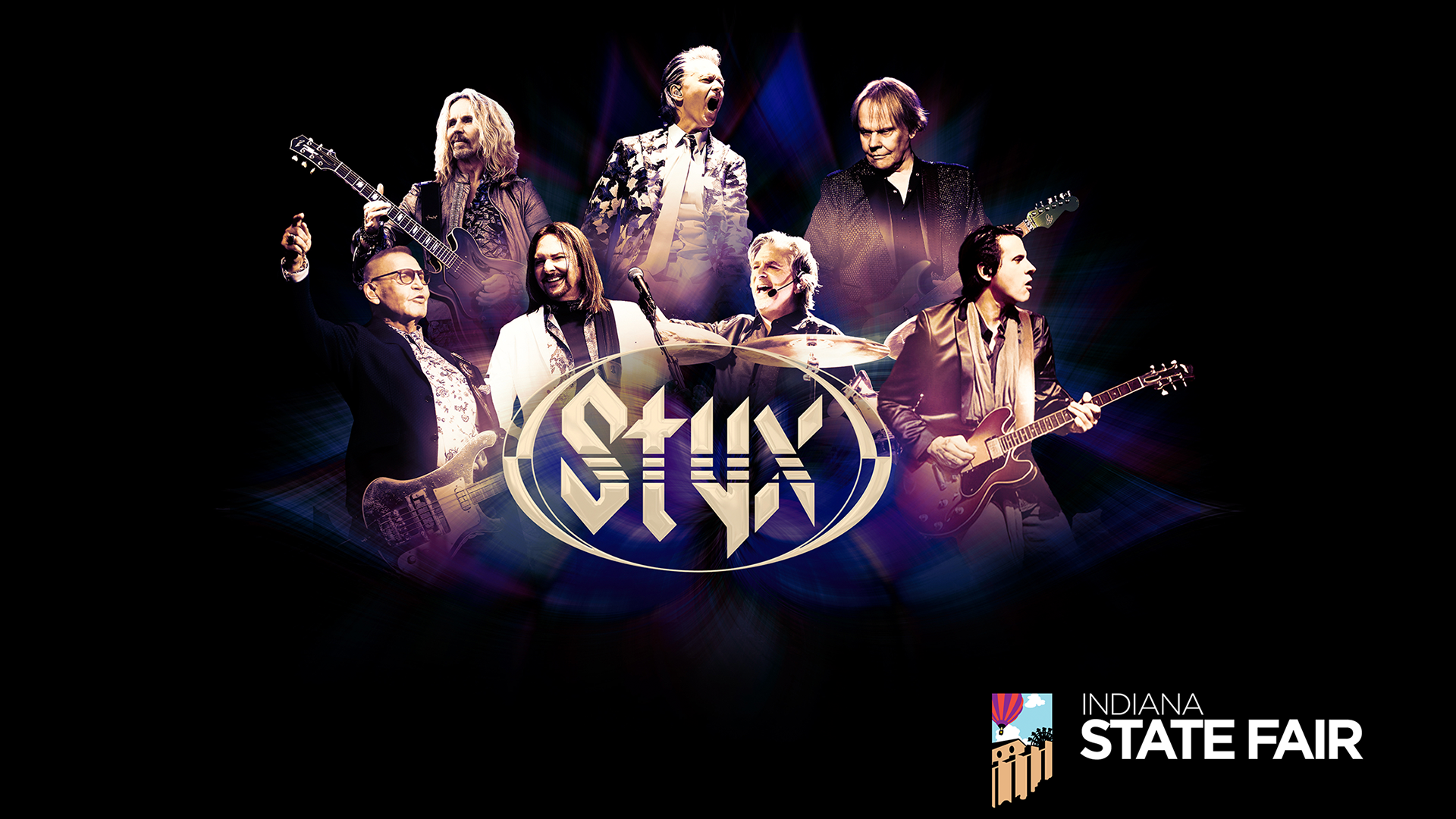 Styx Performing On Indiana State Fairgrounds Free Stage!