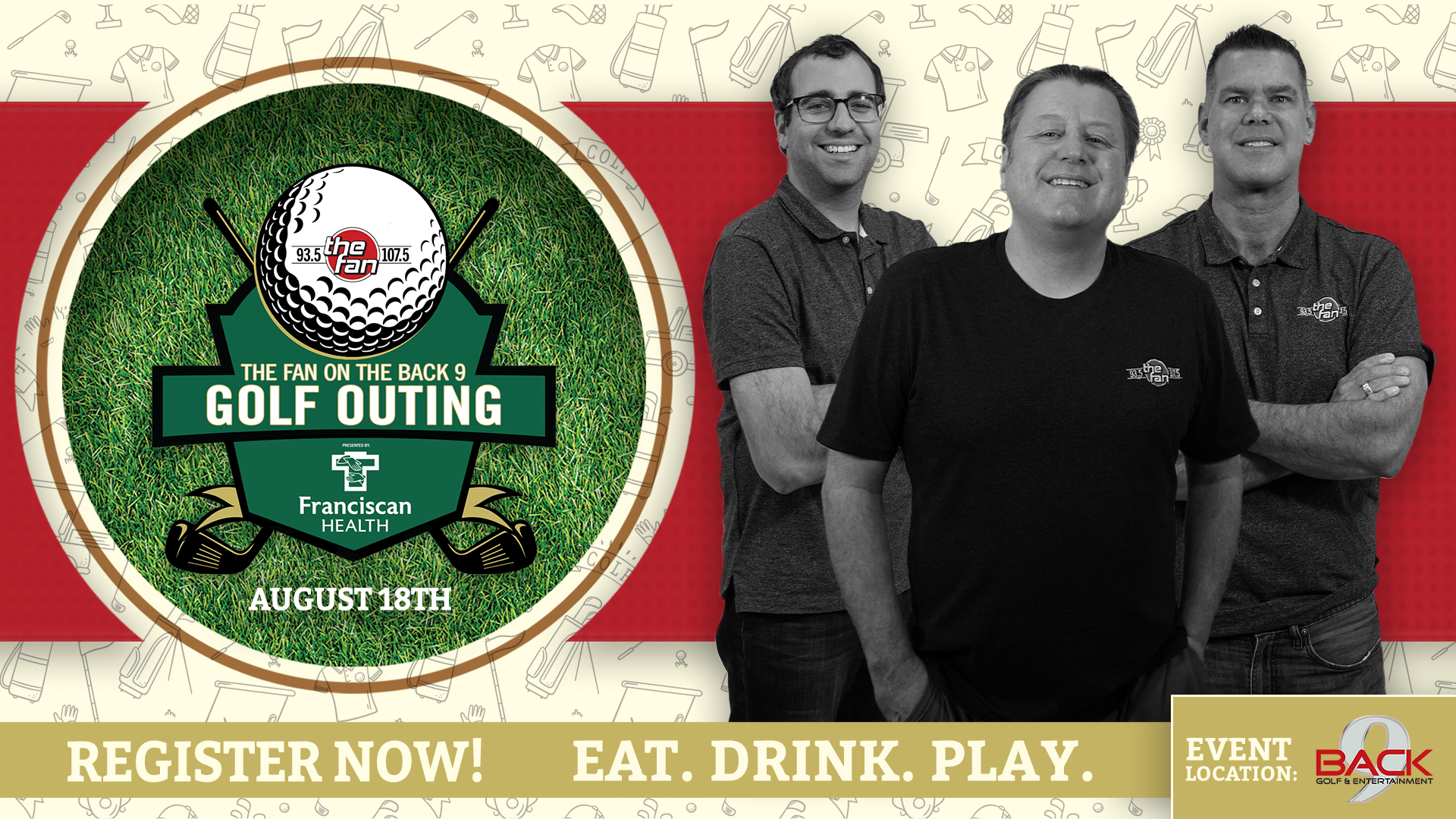 The Fan On The Back 9 Presented By Franciscan Health UUpdated Graphics