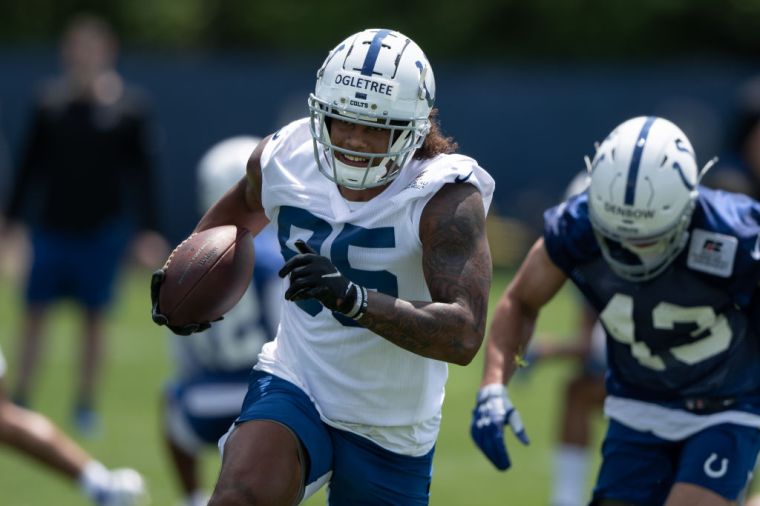 Tight Ends: Mo Alie-Cox, Pharaoh Brown, Nick Eubanks, Kylen Granson, Michael Jacobson, Will Mallory*, Drew Ogletree, Ricky Seals-Jones, Jelani Woods*