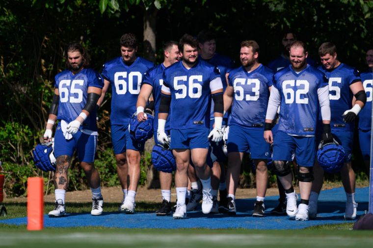 Offensive Line (13): Blake Freeland*, Wesley French, Will Fries, Arlington Hambright, Ryan Kelly, Quenton Nelson, Carter O’Donnell, Danny Pinter, Bernhard Raimann, Dakoda Shepley, Dan Skipper, Braden Smith