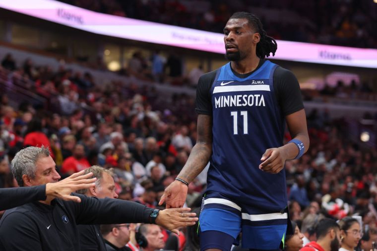 Naz Reid #11 of the Minnesota Timberwolves