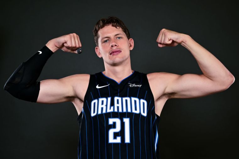 Moritz Wagner #21 of the Orlando Magic