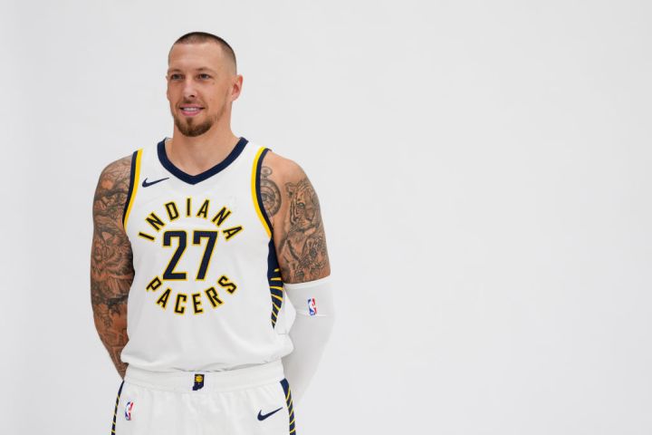 Daniel Theis #27 of the Indiana Pacers