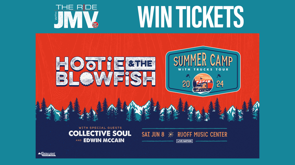 Listen To The RIde With JMV TO Win Tickets to see hootie and the blowfish