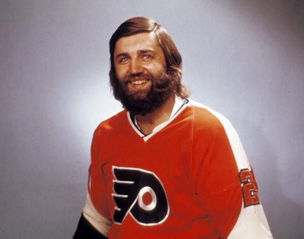 Player Bill Flett of the Philadelphia Flyers...
