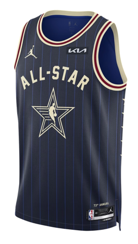 NBA All Star Uniforms that show off a hoosier style of basketball
