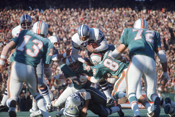 Super Bowl VI: Dallas Cowboys 24, Miami Dolphins 3