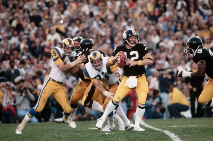 The Steelers and Rams in the 1980 Superbowl