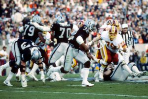 Super Bowl XVIII: Los Angeles Raiders 38, Washington Redskins 9