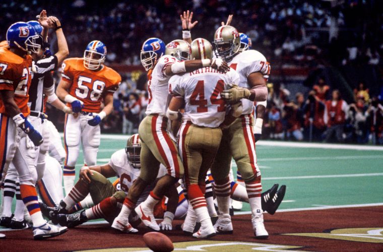 Super Bowl XXIV: San Francisco 49ers 55, Denver Broncos 10