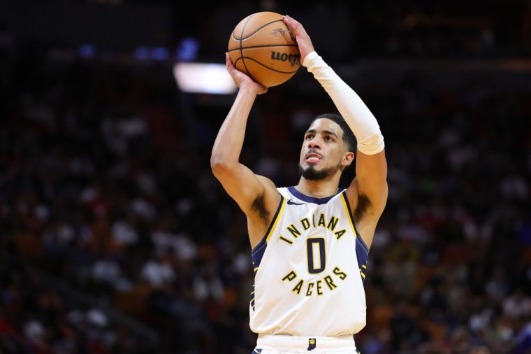 Tyrese Haliburton #0 of the Indiana Pacers