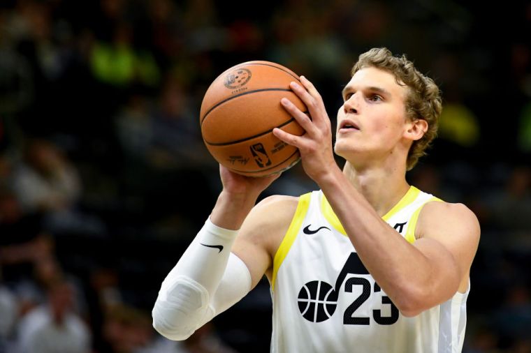 Lauri Markkanen #23 of the Utah Jazz