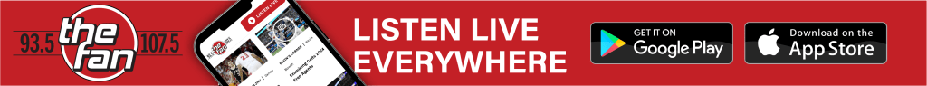 Listen Live on the app banners for WIBC and 1075 The Fan