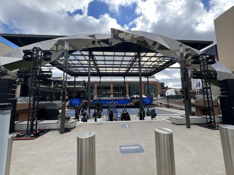 NBA All-Star 2024 Signage: Bicentennial Plaza