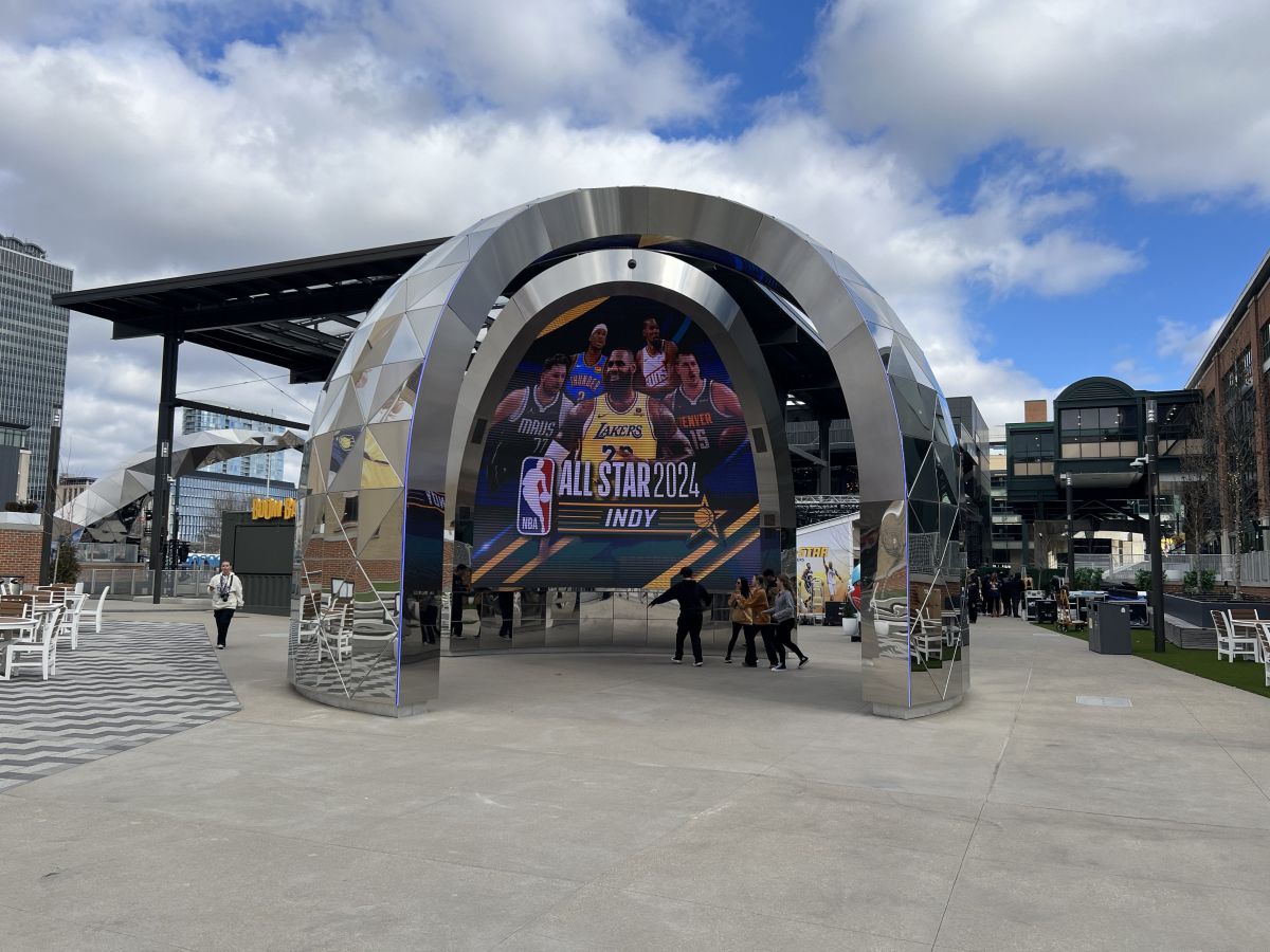 NBA All Star 2024 Signage Up All Around Indianapolis